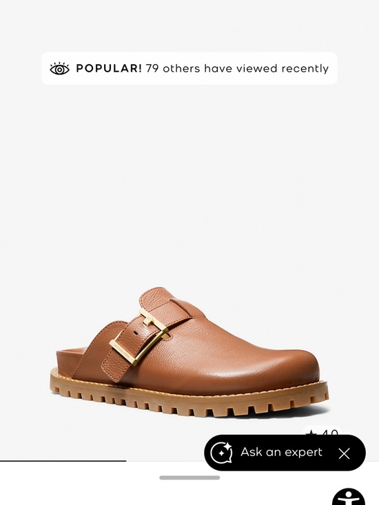 MICHAEL Michael Kors Shoes - NWOT - Micheal Kors Easton Leather Clogs in the Luggage Color. Size: 8.5